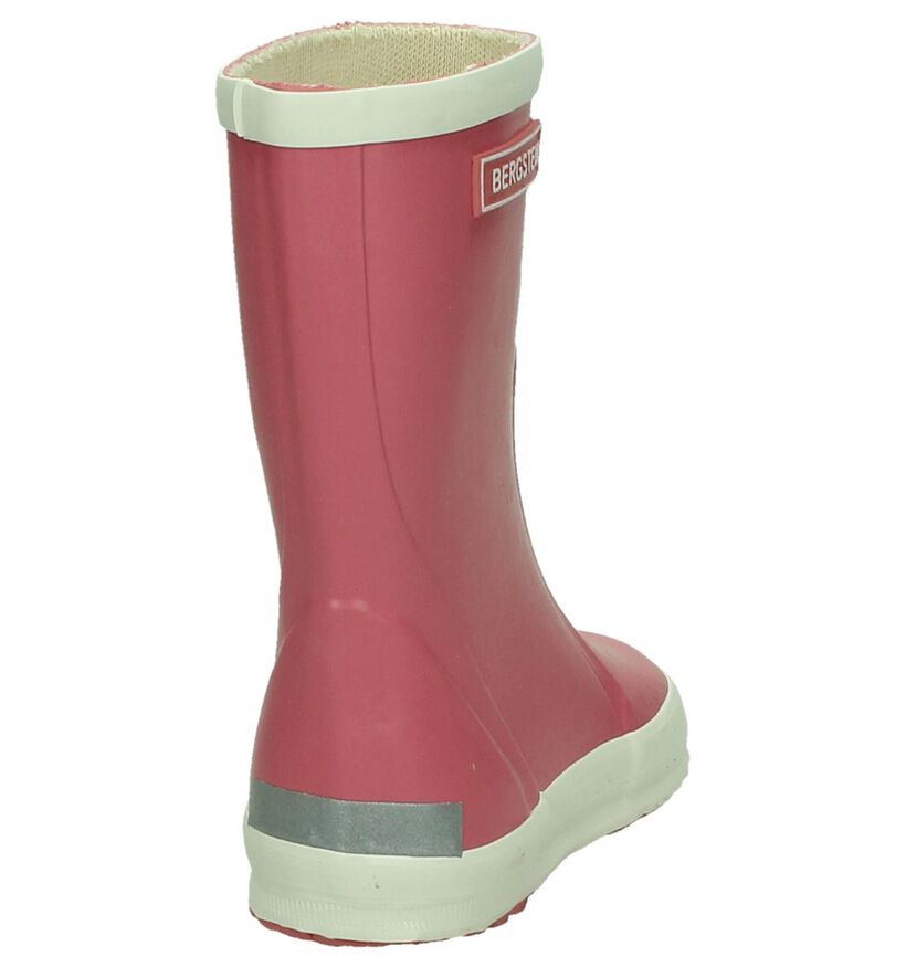 Bergstein Bottes de pluie en Rose pour filles (180417) - pour semelles orthopédiques