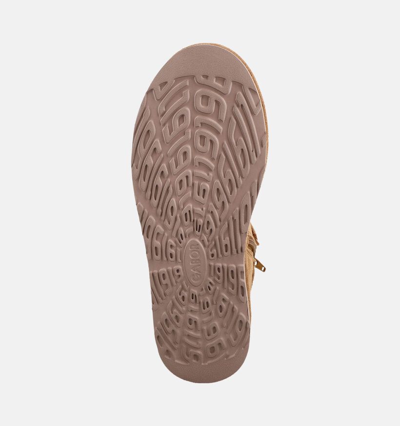 Gabor Donkerbruine Boots voor dames (380099) - geschikt voor steunzolen