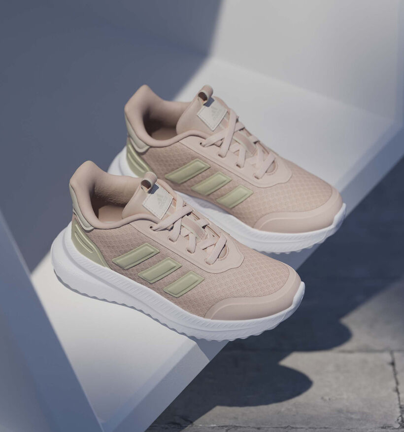 adidas X_PLR Path Baskets en Rose/Or pour filles (372653) - pour semelles orthop&eacute;diques