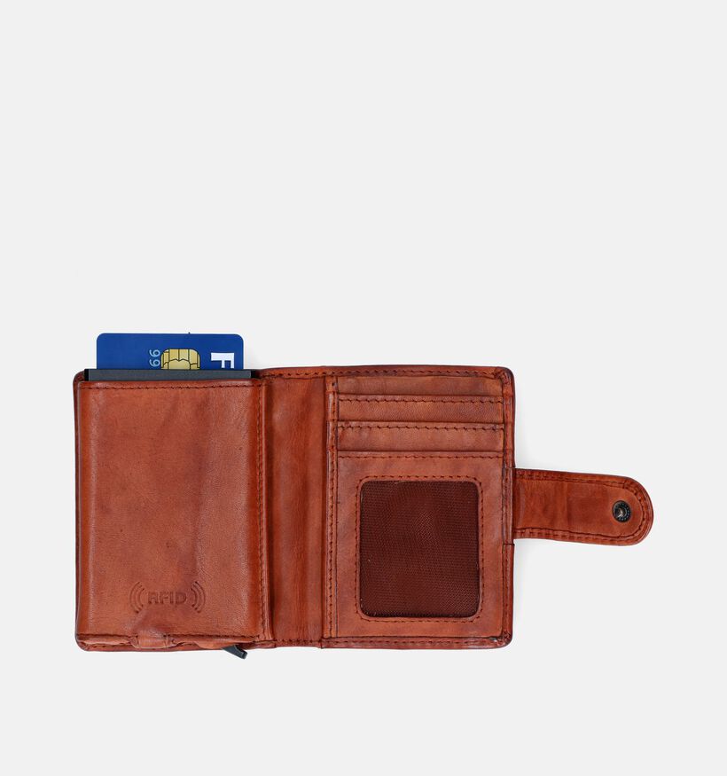 Bear Design Zwarte Kaartenhouder voor heren (350748)