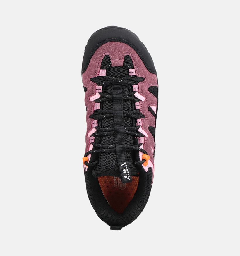 Icepeak Aura Lc Ms Chaussures de randonn&eacute;e en Noir/Violet pour femmes (378577) - pour semelles orthop&eacute;diques