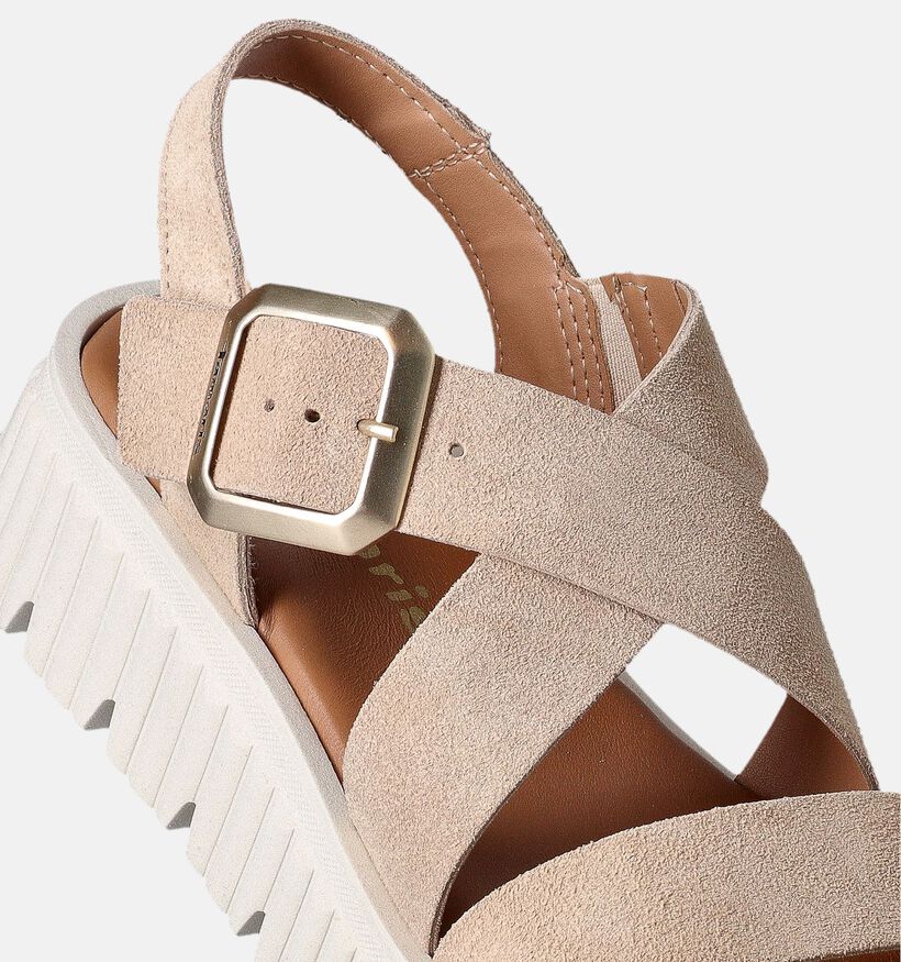 Tamaris Sandales à plateforme en Beige pour femmes (354400)