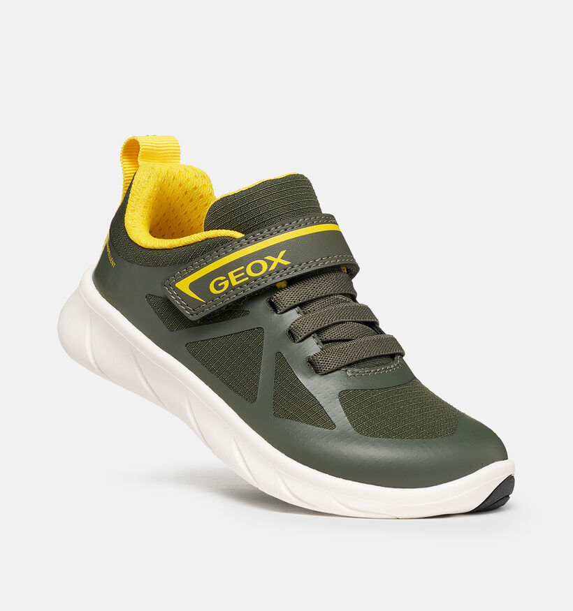 Geox Foot Run Groene Sneakers voor jongens (377758) - geschikt voor steunzolen