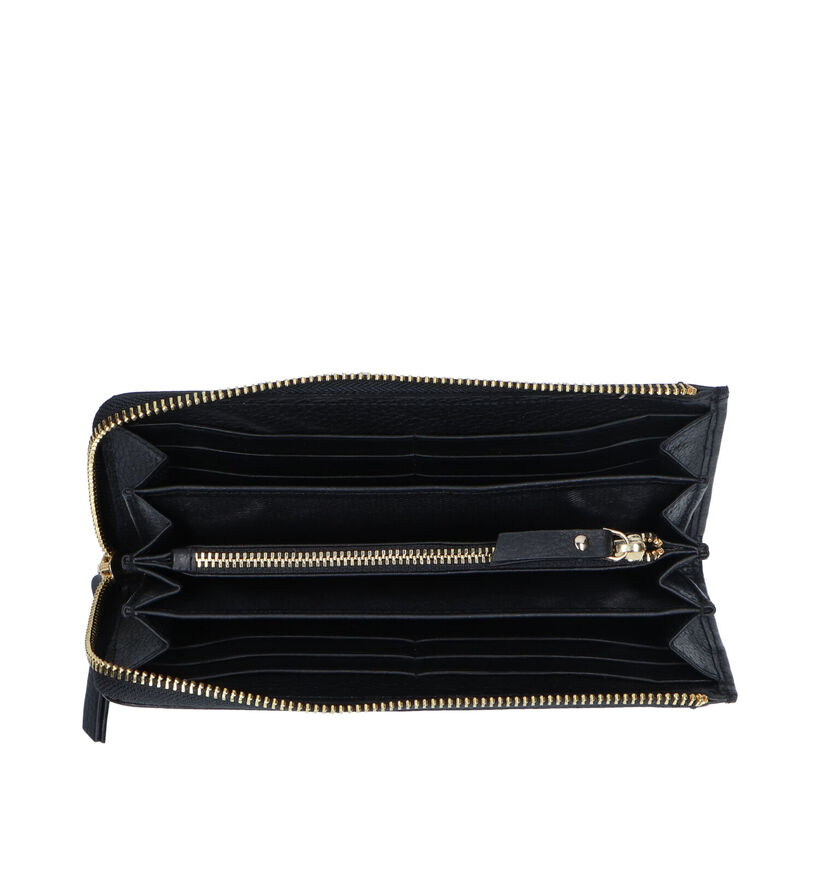 Crinkles Porte-monnaie zippé en Cognac pour femmes (340555)
