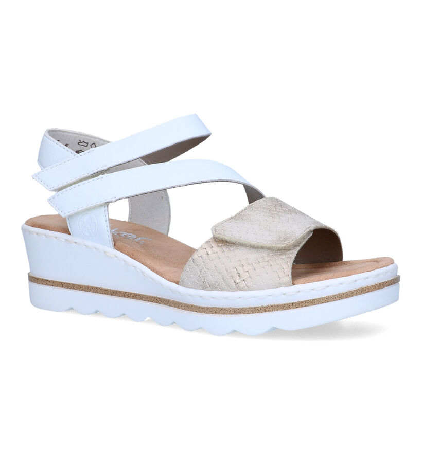 Rieker Gouden Sandalen voor dames (323665)