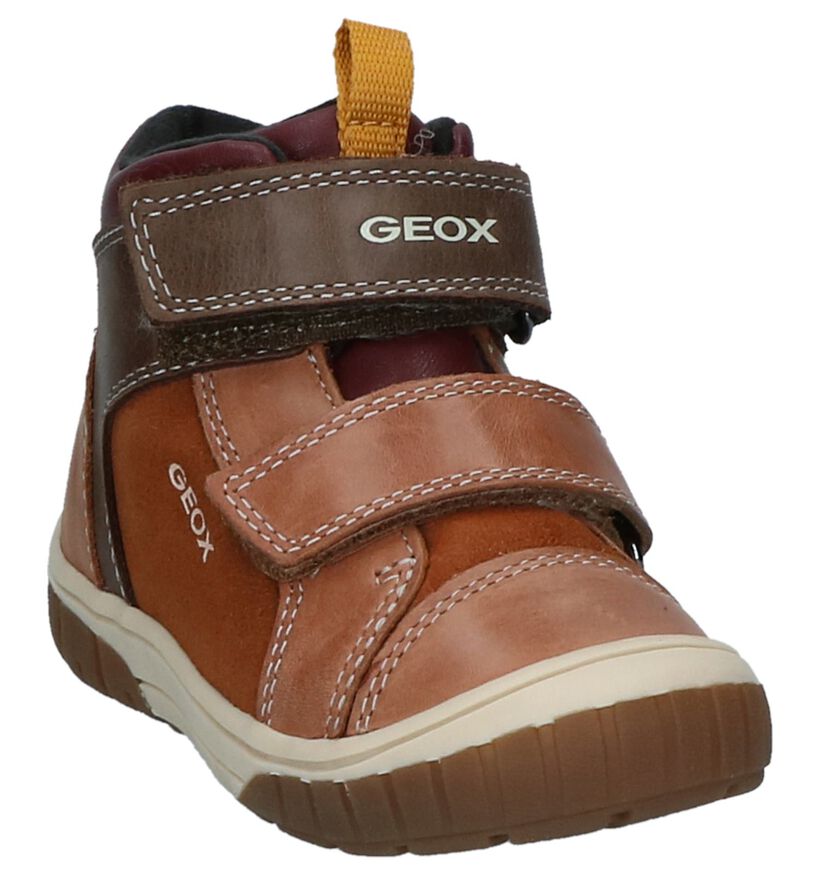 Geox Chaussures hautes en Cognac en cuir (223177)