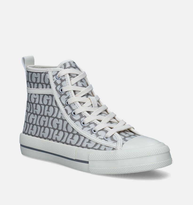 Guess Baskets hautes en Gris pour femmes (350425) - pour semelles orthopédiques