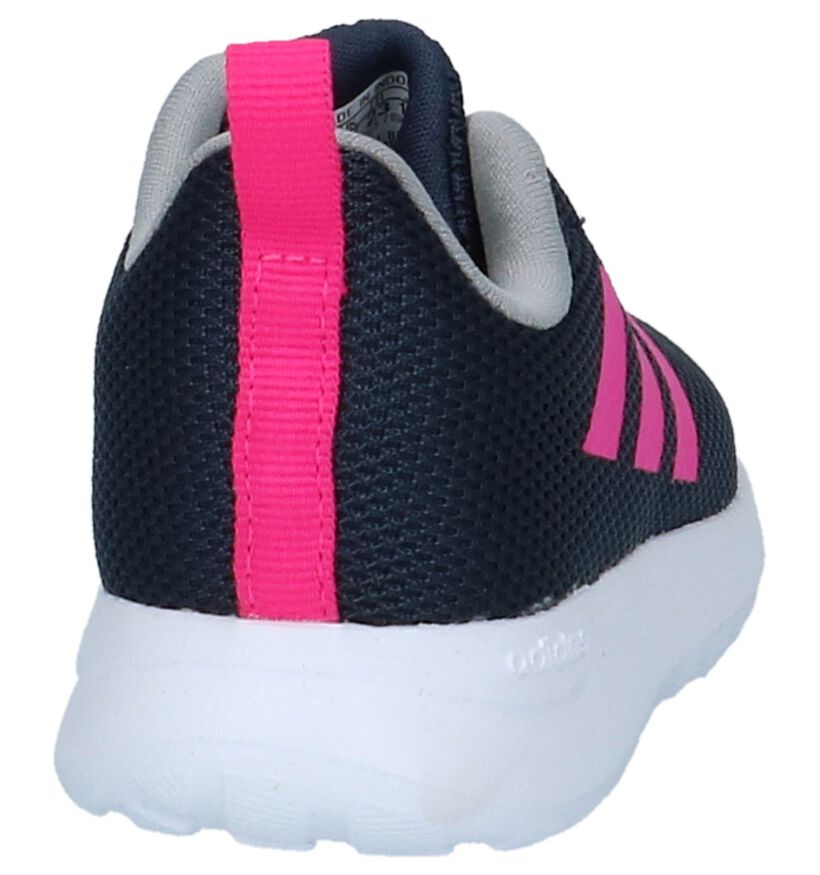 adidas Lite Racer Baskets en Bleu en textile (221816)