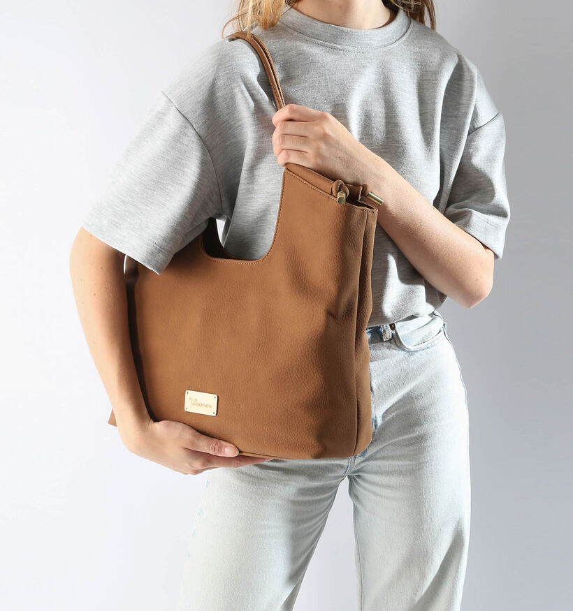 Woomen Muscari Cognac Schoudertas voor dames (347737)
