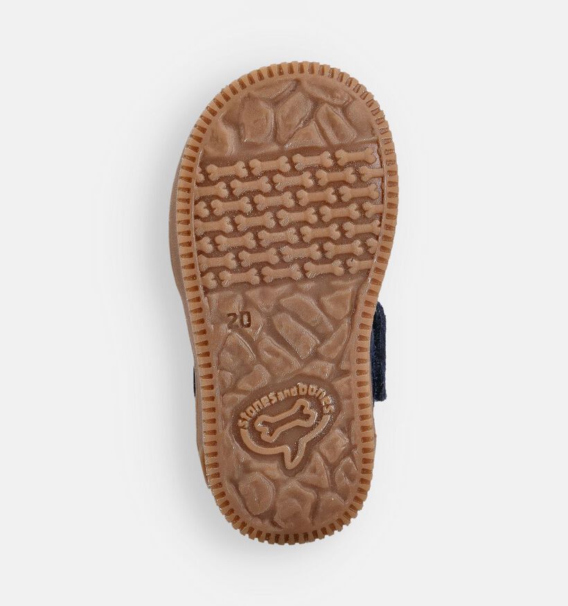 STONES and BONES Naif Chaussures pour bébé en Bleu foncé pour filles, garçons (361977) - pour semelles orthopédiques