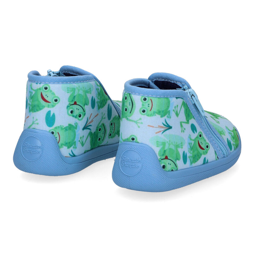 Milo & Mila Pantoufles pour bébé en Bleu clair pour garçons (310794)