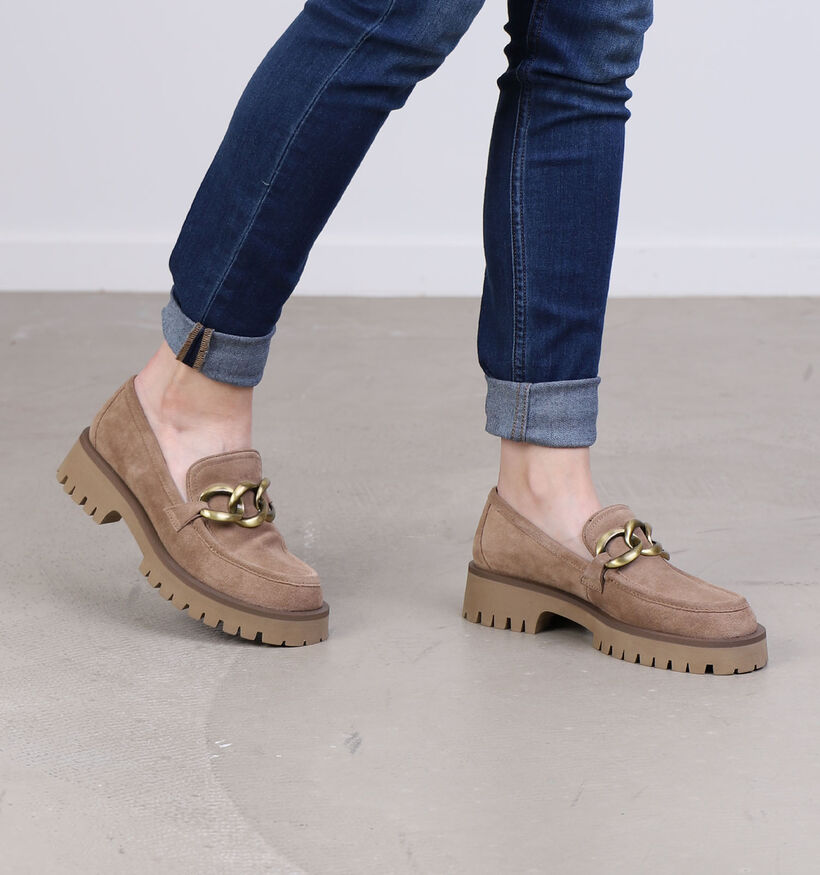 Bruno Premi Chaussures à enfiler en Taupe pour femmes (300071)