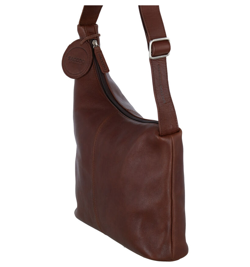 Saccoo Buri Cognac Crossbody Tas voor dames (342842)