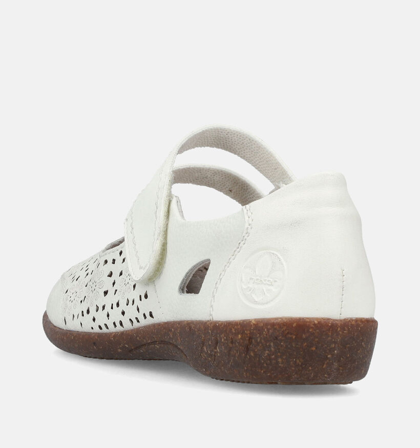 Rieker Ecru Bandschoenen voor dames (354980)