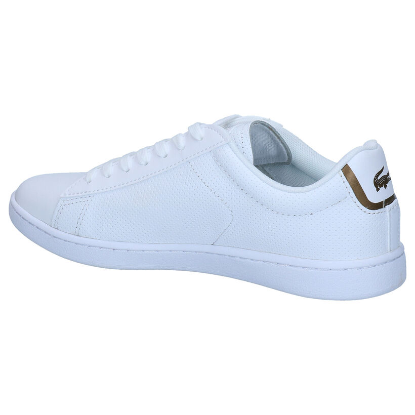 Lacoste Carnaby Evo Witte Sneakers in kunstleer (277669)