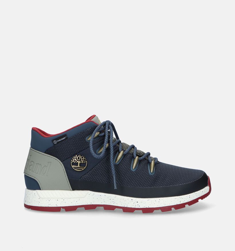 Timberland Sprint Trekker Mid Bottines en Bleu pour hommes (338600) - pour semelles orthopédiques