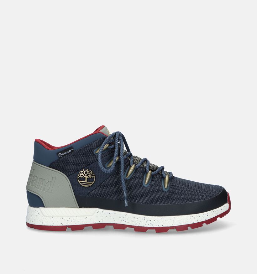 Timberland Sprint Trekker Mid Bottines en Bleu pour hommes (338600)