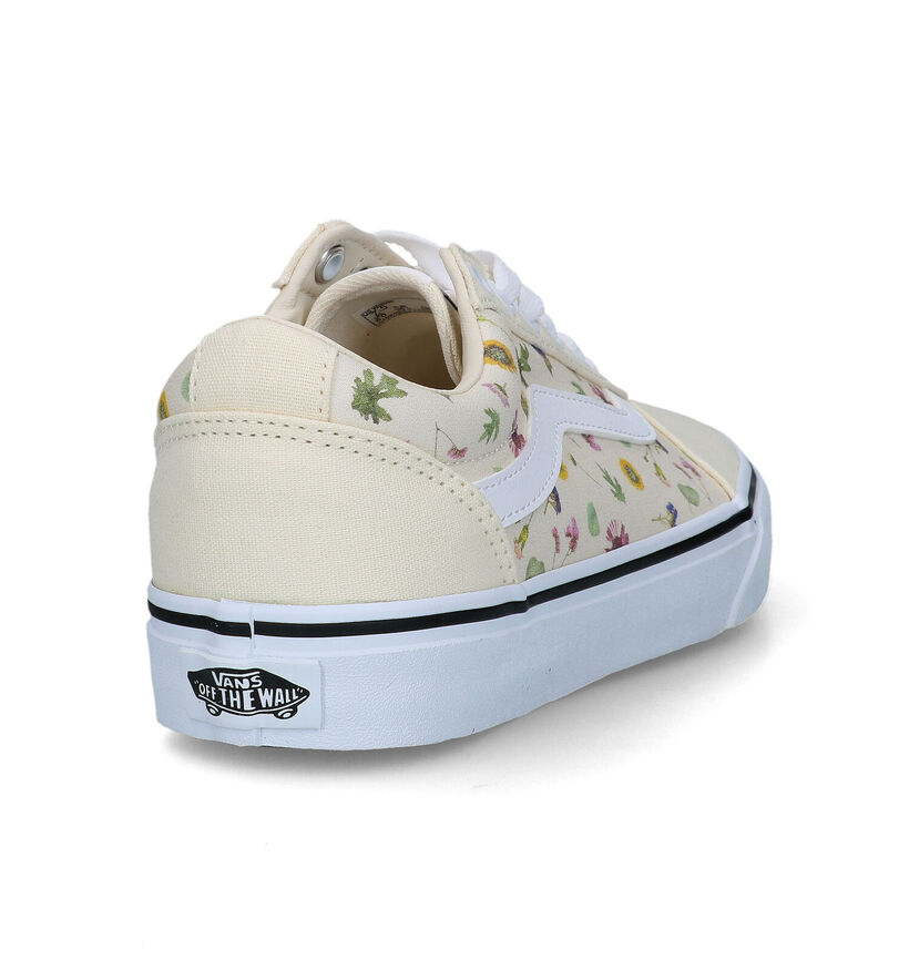 Vans Ward Baskets de skate en Rose pour femmes (327993)