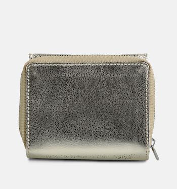 Crinkles Portemonnees Zwart/Wit/Oranje/Beige/Goud/Cognac/Groen/Grijs