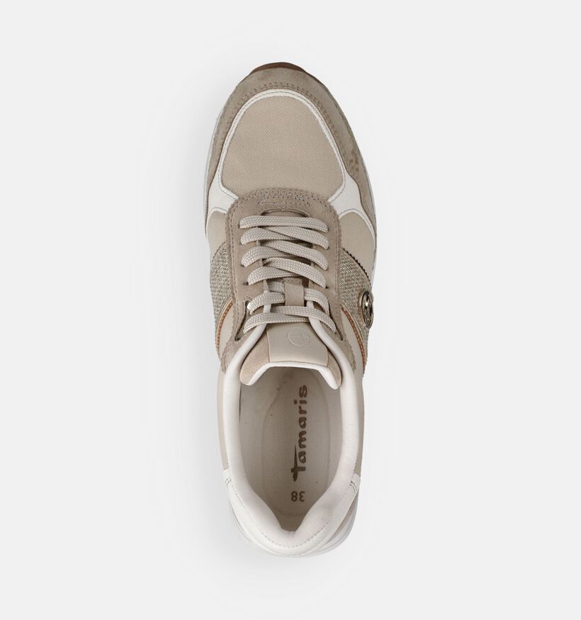 Tamaris Baskets habill&eacute;es en Camel pour femmes (367662) - pour semelles orthop&eacute;diques
