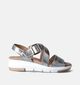 Solemade Maira Sandales pour semelles orthopédiques en Argent pour femmes (355741) - pour semelles orthopédiques