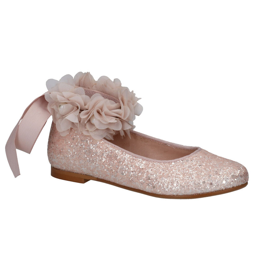 Oca-Loca Ballerines en Rose clair en cuir (266801)