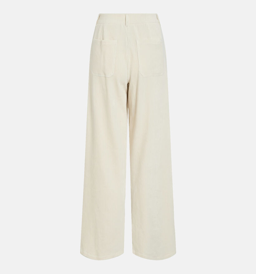 Vila Kita Corduroy Beige Geklede Broek voor dames (361307)