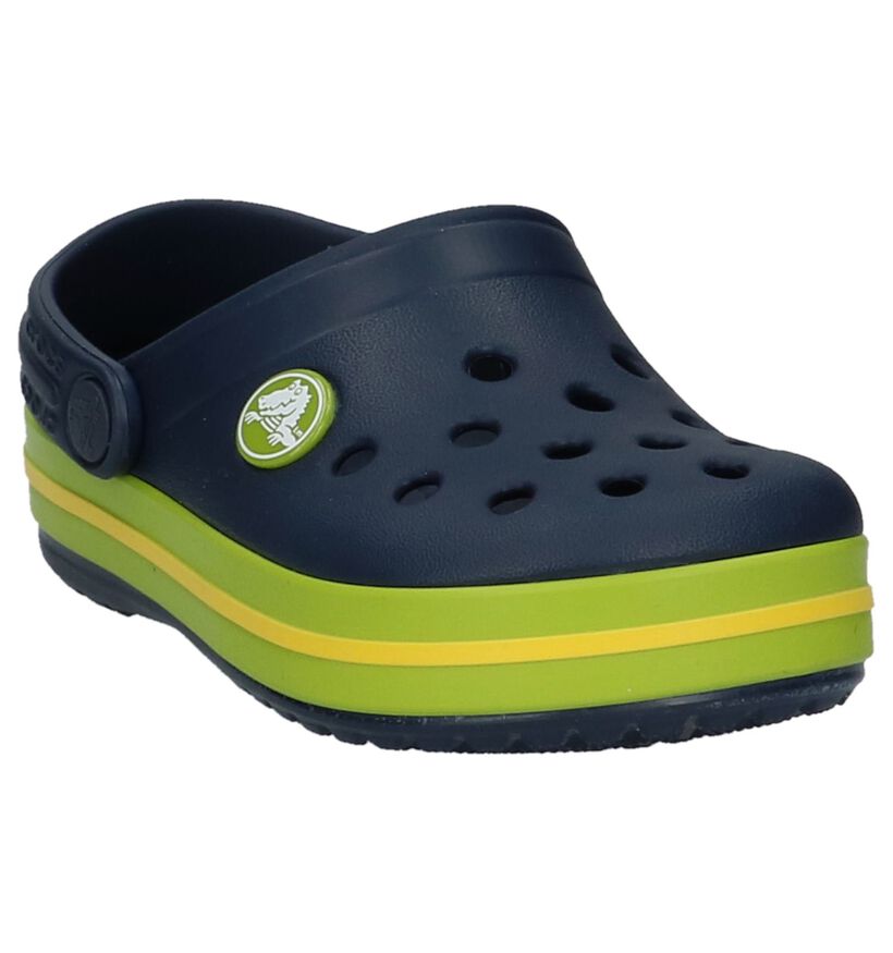 Crocs Crocband Nu-pieds en Bleu pour filles, garçons (324203)