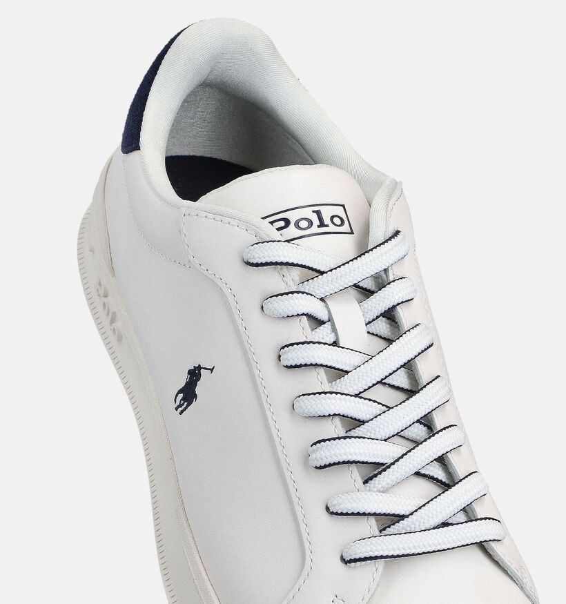 Polo Ralph Lauren Court II Witte Veterschoenen voor heren (366442)