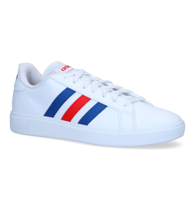 adidas Grand Court Base 2.0 Baskets basses en Noir pour hommes (357083) - pour semelles orthopédiques