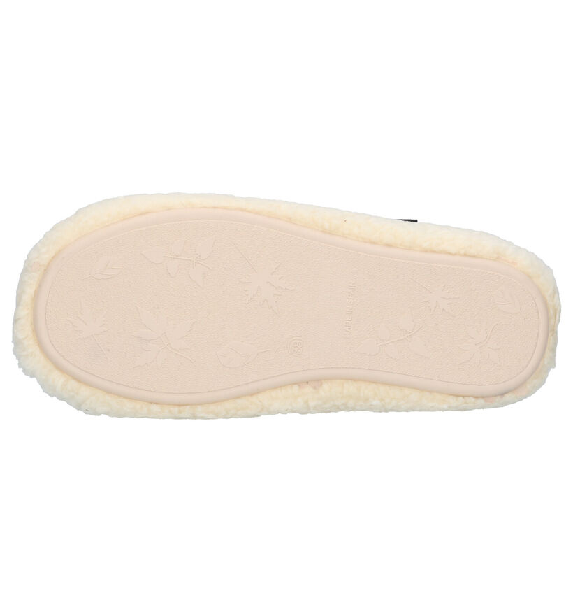 Scapa Ecru Pantoffels in faux fur (259186)