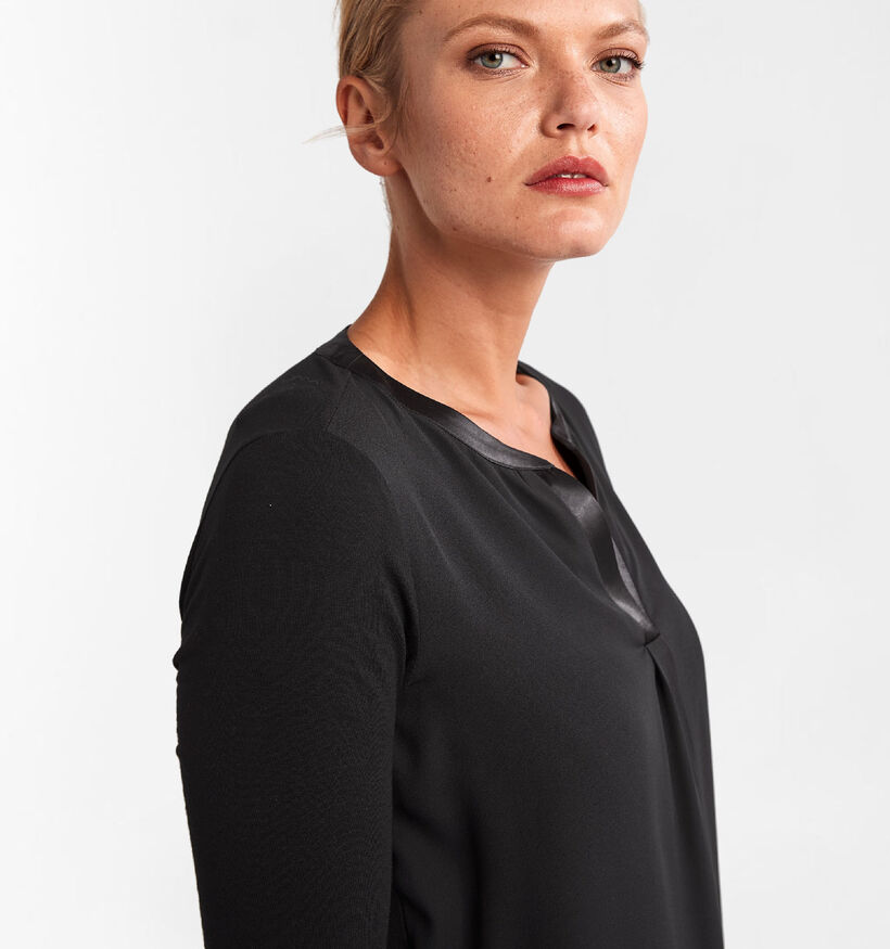 comma Blouse en Noir pour femmes (304216)