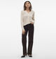 Vero Moda Tessa Pantalon classique en Brun fonc&eacute; pour femmes (377603)