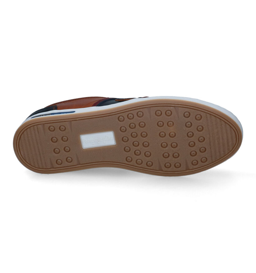 Pantofola d'Oro Torretta Chaussures à lacets en Cognac pour hommes (329977) - pour semelles orthopédiques
