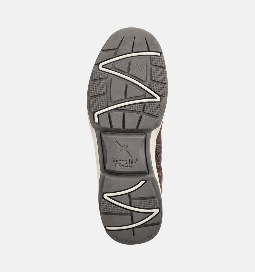 Xsensible Grenoble Bruine Schoenen met Veter en Rits voor dames (378996) - geschikt voor steunzolen