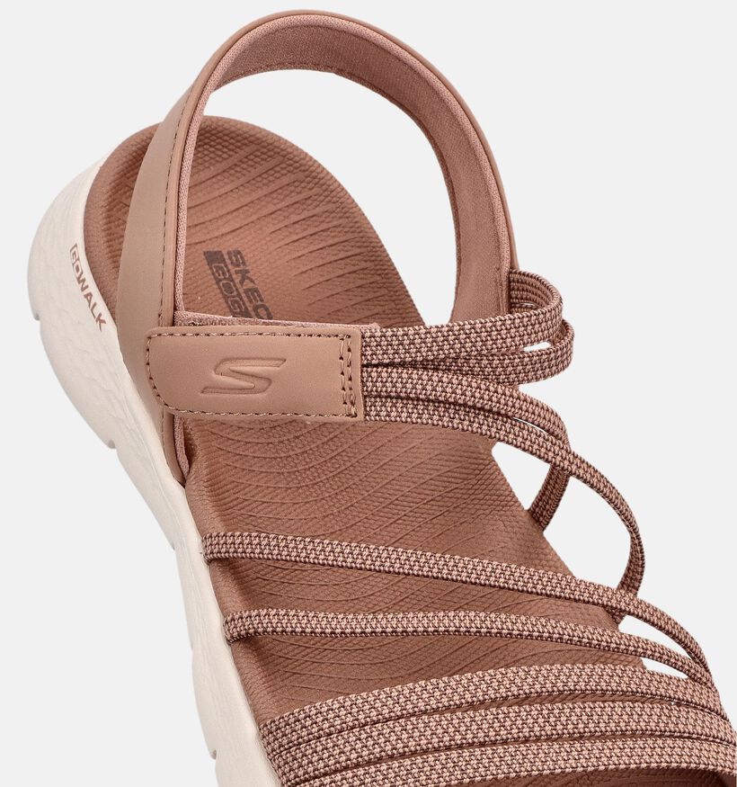 Skechers Go Walk Flex Sandal Emma Sandales en Marron pour femmes (371248)