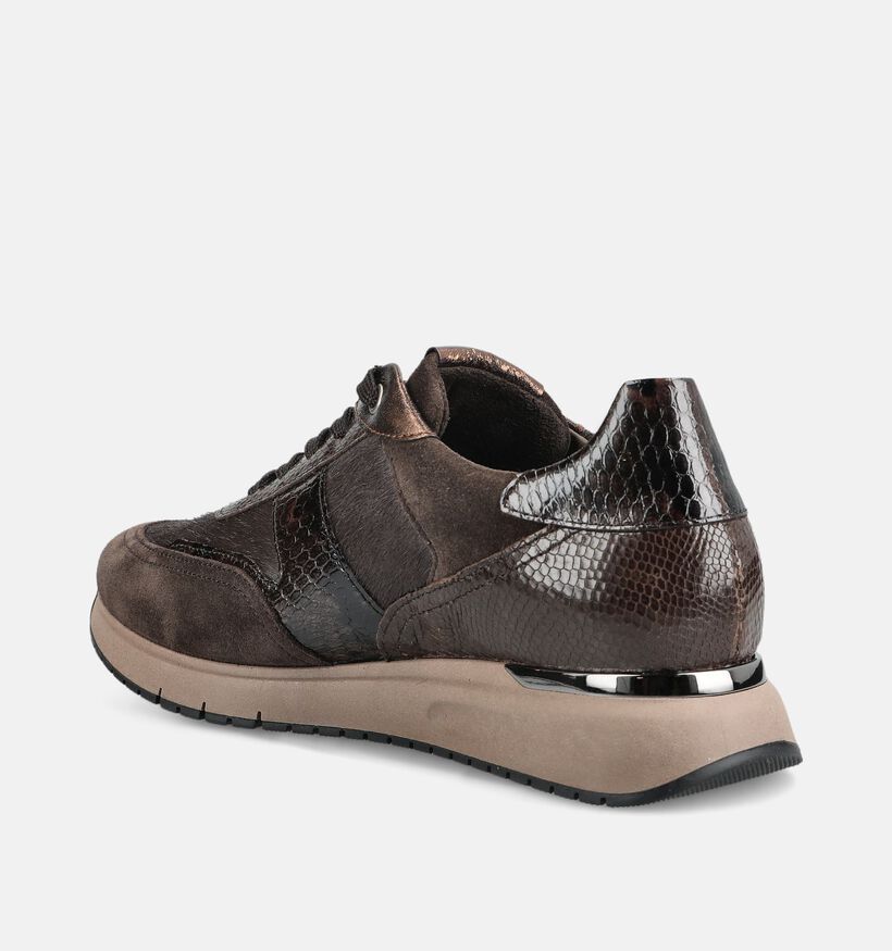 Gabor Baskets en Brun fonc&eacute; pour femmes (376988) - pour semelles orthop&eacute;diques