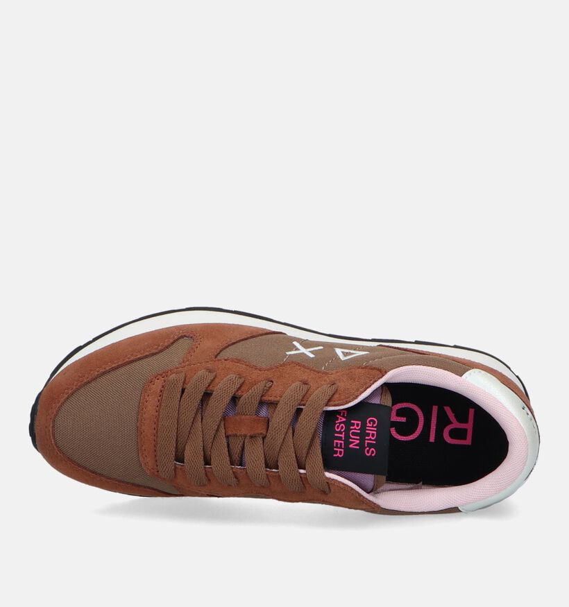 Sun 68 Ally Solid Cognac Sneakers voor dames (330571) - geschikt voor steunzolen