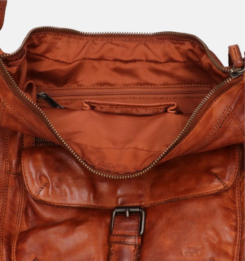 Bear Design Cognac Crossbody Tas voor dames (350763)