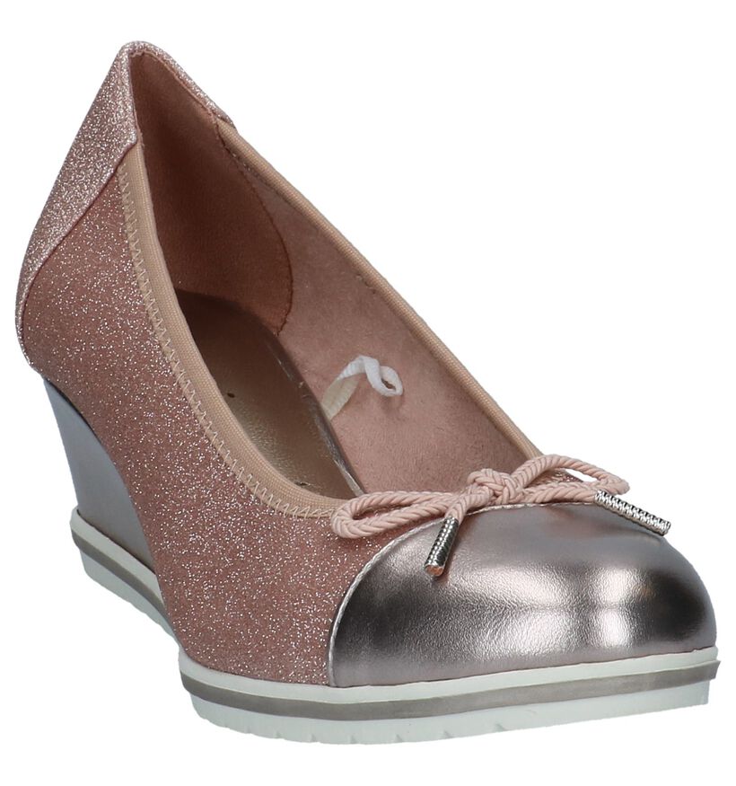 Tamaris Escarpins classique en Rose en simili cuir (244256)