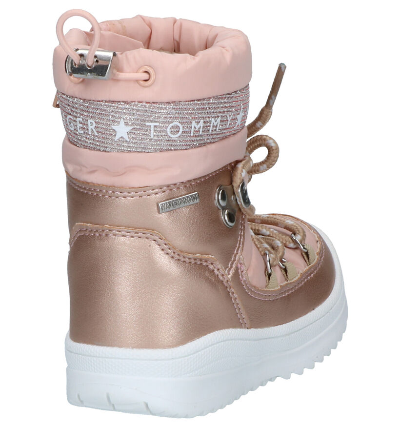 Tommy Hilfiger Roze Snowboots in stof (256957)
