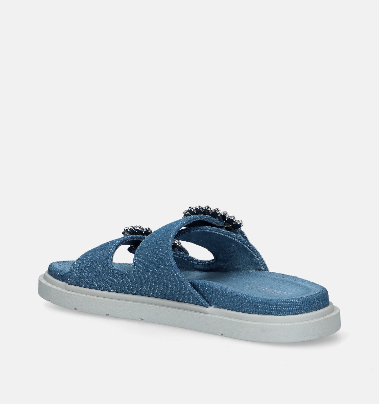 Signatur Blauwe Slippers Dames Slippers Online op TORFS.BE