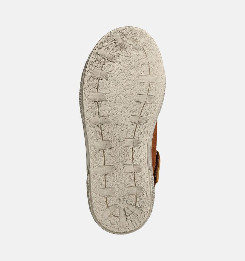 STONES and BONES Raspo Chaussures hautes en Cognac pour garçons (361968) - pour semelles orthopédiques