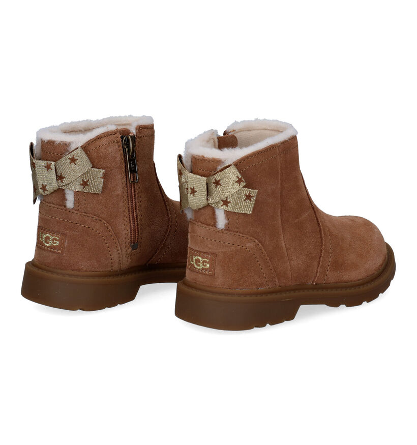 UGG Lynde Bottes en Cognac en nubuck (294899)