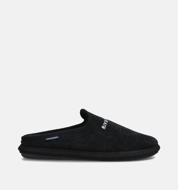 River Woods Pantoffels Zwart/Bruin
