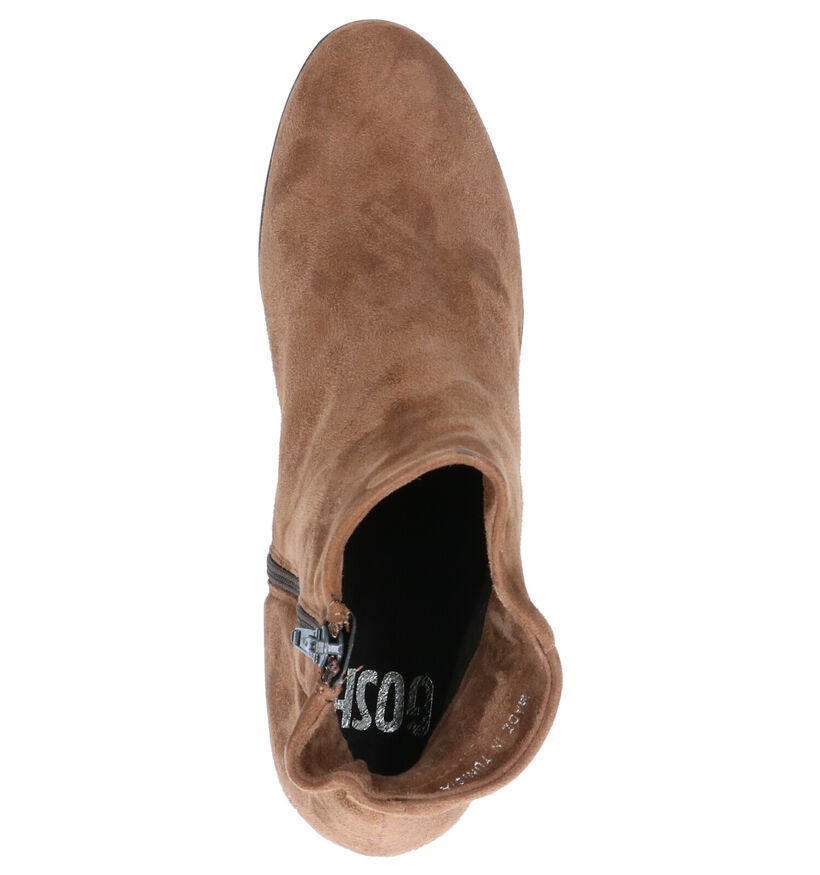 Gosh Taupe Enkellaarzen in daim (255034)