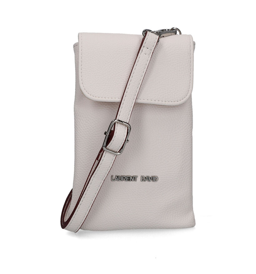 Laurent David Wit Telefoontasje voor dames (328176)