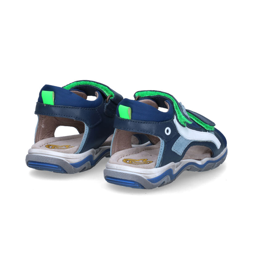 STONES and BONES Josto Blauwe Sandalen voor jongens (303457)