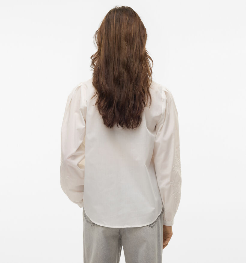 Vero Moda Kava Chemise en Blanc pour femmes (352145)