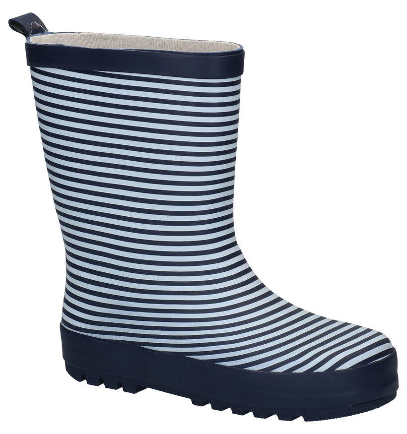 Dazzle Stripes Blauw/Witte Regenlaarzen in kunststof (283827)